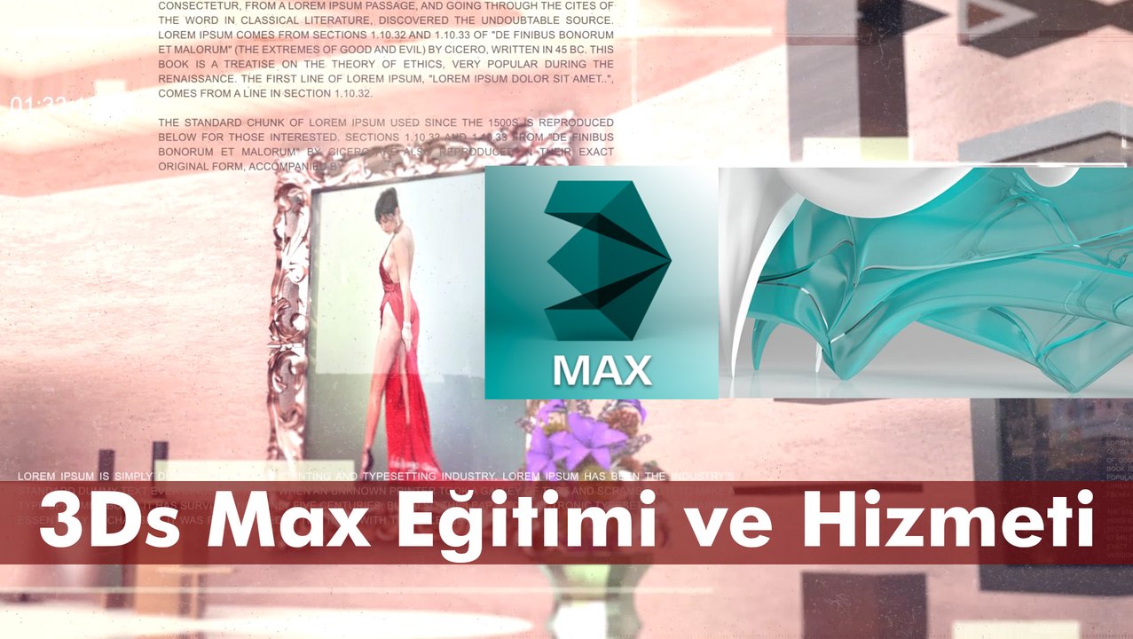3Ds Max Hizmetleri ve Özel Ders Vray İç Dış Modelleme ve Render