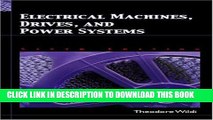 [PDF] Electrical Machines, Drives and Power Systems (6th Edition) Popular Online