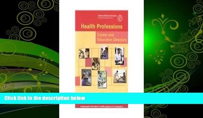 READ book  Health Professions Career and Education Directory 2003-2004 (Health Care Career