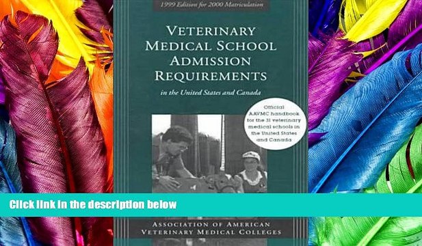 Free [PDF] Downlaod Veterinary Medical School Admission Requirements in the United States and