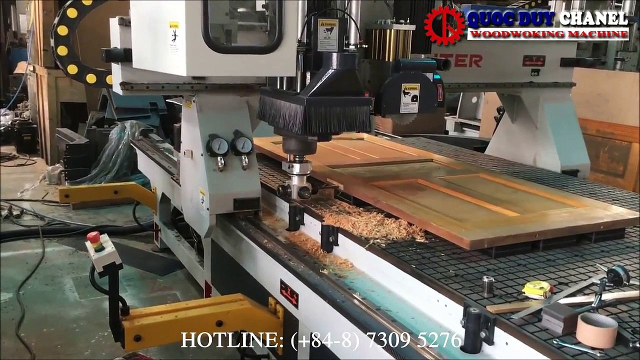 Máy chế biến gỗ-Máy gia công trung tâm 4 trục