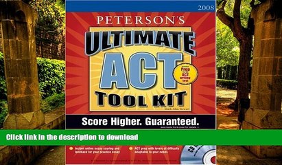 READ  Ultimate ACT Tool Kit - 2008: With CD-ROM; Score Higher. Guaranteed. (Peterson s Ultimate