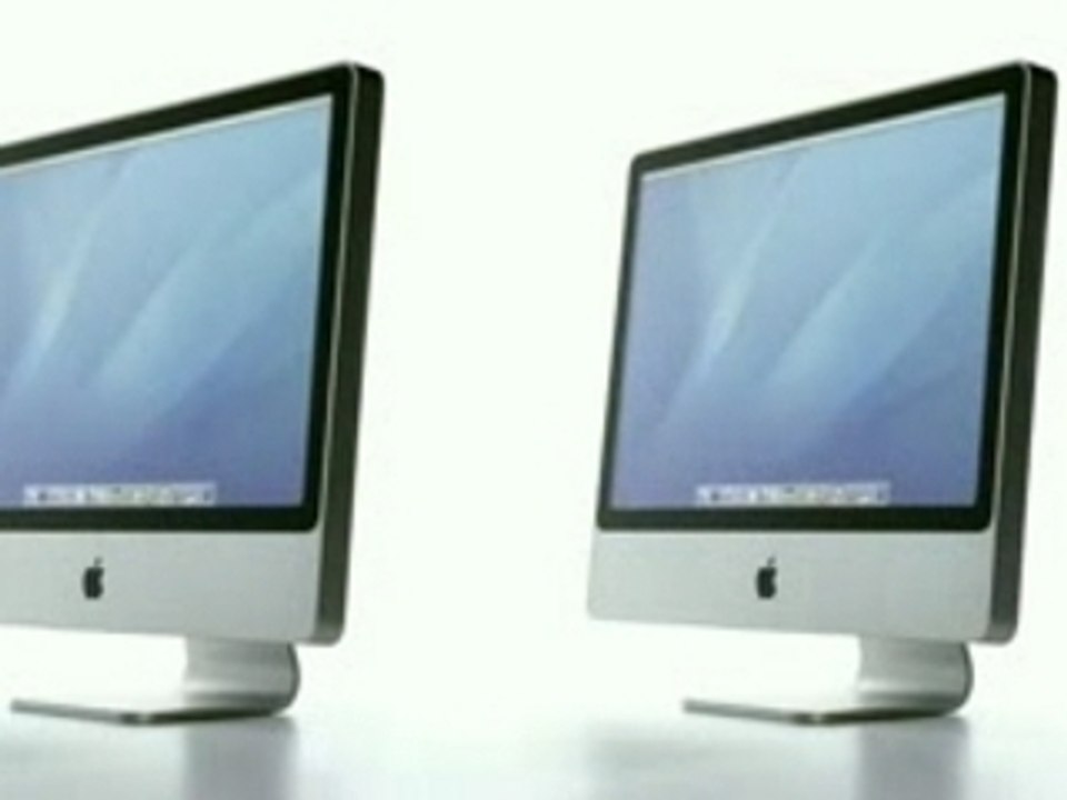 Publicité Apple : Nouveaux iMac Alu