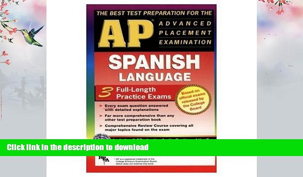 EBOOK ONLINE  AP Spanish w/ Audio CDs (REA) - The Best Test Prep for the AP Exam (Advanced