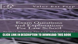 [PDF] Exam Questions and Explanations For Law School: e law book Popular Online