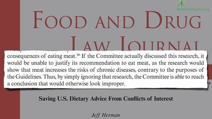Dietary guidelines: science versus corporate interests