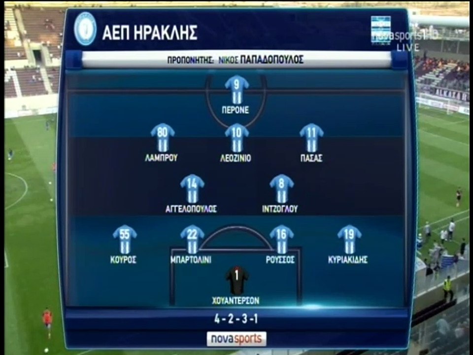 3η ΑΕΛ-Ηρακλής 2-2 2016-17  Pregame (Novasports-Μένουμε Ελλάδα)