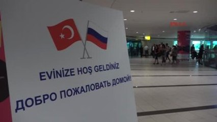 Antalya'ya 12 Günde 30 Bin Rus Turist Geldi