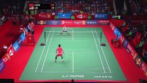 BEST BADMINTON RALLIES 2015 IN SIMPLE( Dives, trick shots, impossible shots, ...)-pZAX4zteK5s