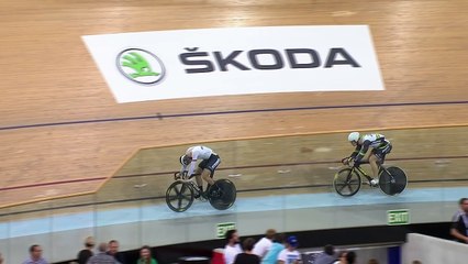 Men's Sprint Gold Final - Track Cycling World Cup - Cambridge, New Zealand-UwWrShgYfqw