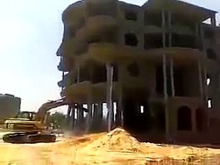 collapse of building while working on