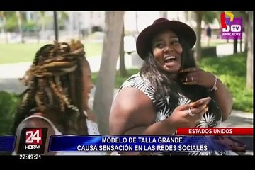 EEUU: modelo de talla grande causa sensación en redes sociales