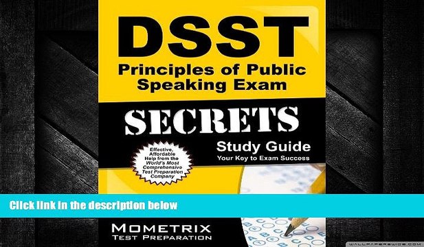 Free [PDF] Downlaod DSST Principles of Public Speaking Exam Secrets Study Guide: DSST Test