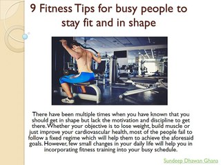 Boost Your Fitness Journey with Sundeep Dhawan’s Expert Tips 🇬🇭