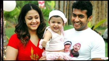 Actor Surya with his Son Dev & Daughter Diya Photos