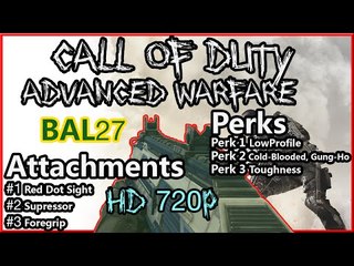Call of duty Advanced warfare Bal27 Weapon Setup
