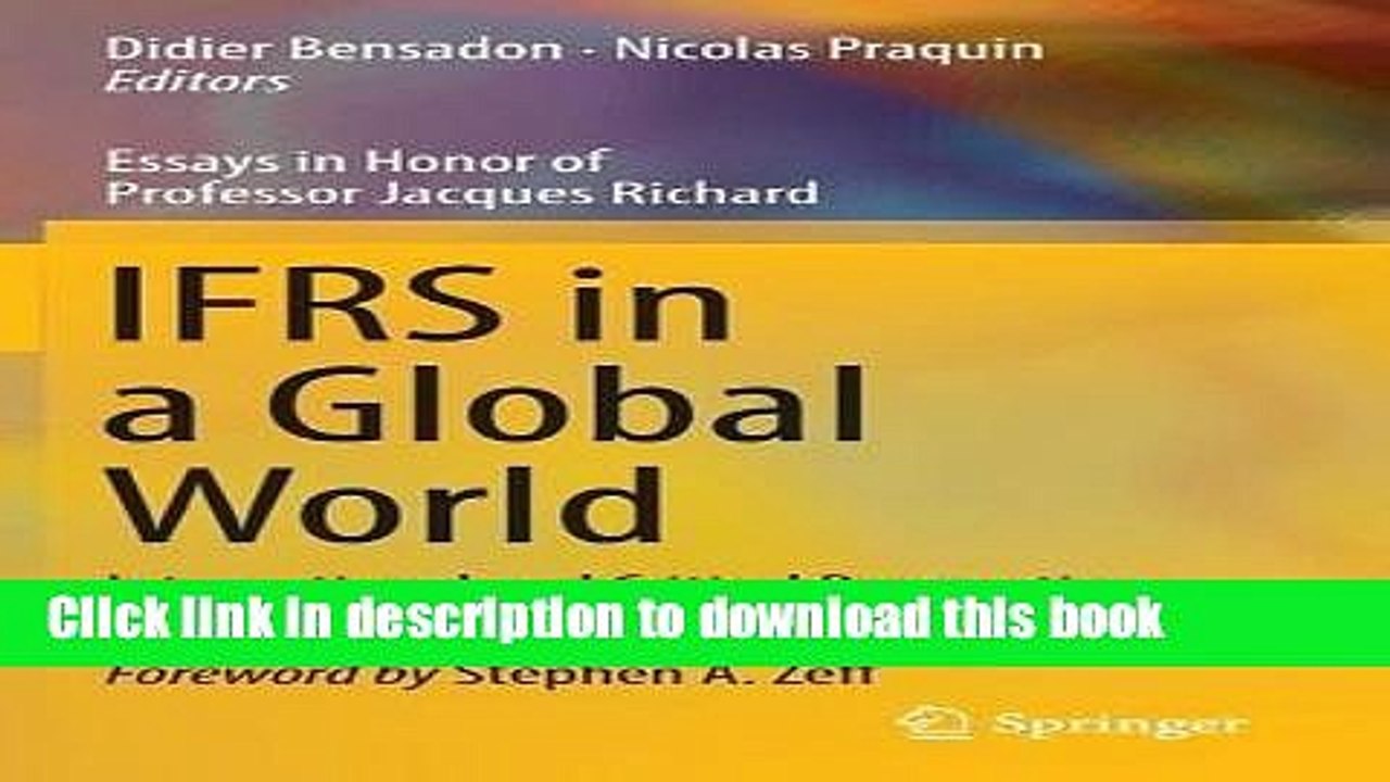 [PDF] IFRS in a Global World: International and Critical Perspectives on Accounting Full Colection
