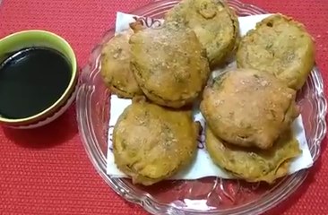 Simi's Home Kitchen 96 Baingan Ke Pakode (Eggplant Fritters)