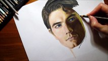Speed Drawing of Superman How to Draw Time Lapse Art Video Colored Pencil Illustration Artwork Draw Realism