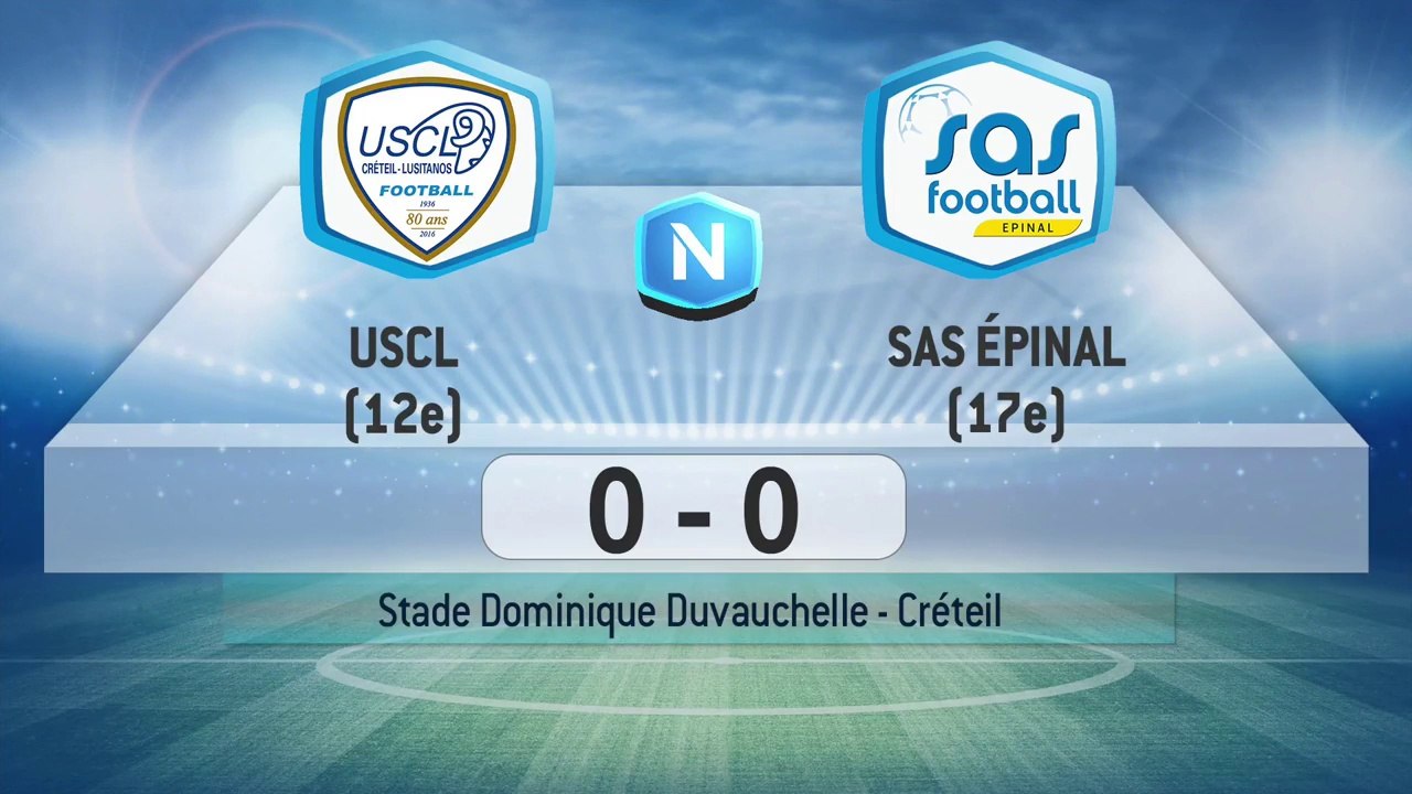 USCL 0 - 0 Épinal (J7 S16/17)