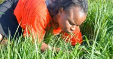 South African Congregation Eat Grass To Show Their Devotion