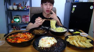 밴쯔▼ 중국집 기본메뉴들!!! 먹방 150510 [Eng Sub]