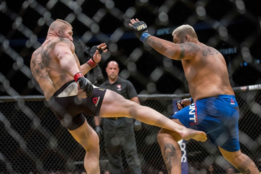 Brock Lesnar vs Mark Hunt - UFC 200 | Full Match Highlights