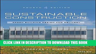 New Book Sustainable Construction: Green Building Design and Delivery