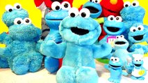 Cookie Monster Count and Crunch Opening More Kinder Egg Surprises