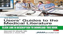 [PDF] Users  Guides to the Medical Literature: A Manual for Evidence-Based Clinical Practice, 3E