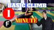1 minute to learn circus, basic climb on fabrics