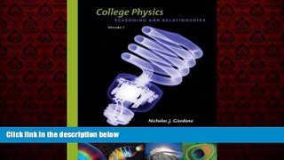 Choose Book College Physics, Volume 1