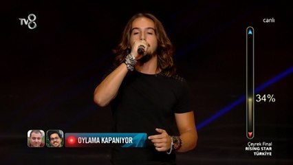 Cihan Esen 'Mey' Çeyrek Final - Rising Star Türkiye 7 Eylül 2016