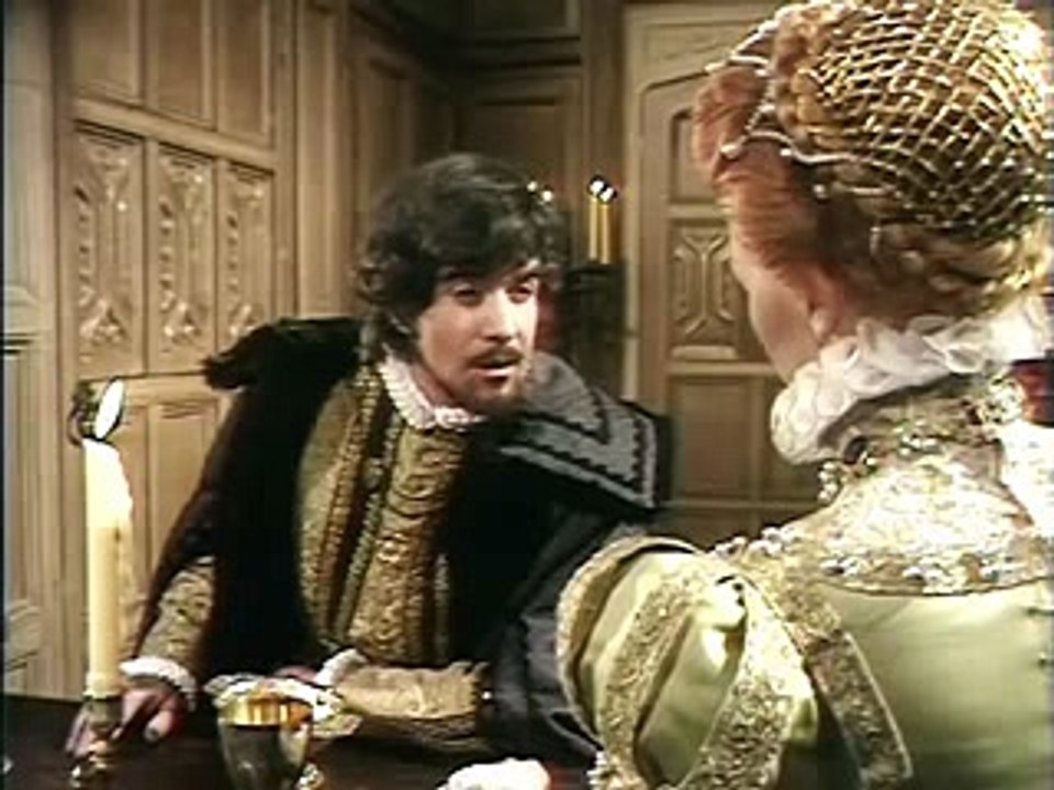 Freshly recovered from smallpox, Queen Bess announces she`s not willing to marry at all (from the BBC miniseries 'Elizabeth R', 1971)