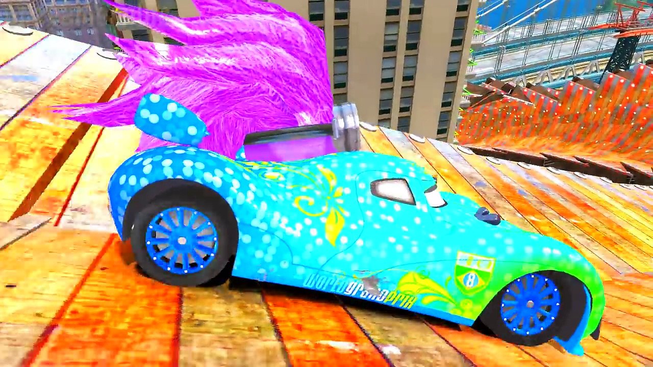 Disney cars Lightning McQueen Axle Accelerator Raoul Caroule Evil Minions Childrens Songs