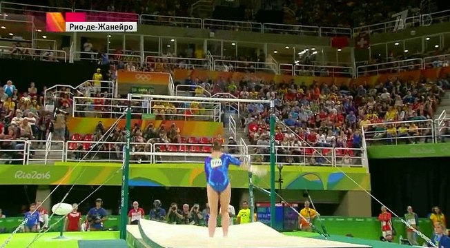 Рио 2016 - Алия Мустафина выиграла золото на брусьях - Aliya Mustafina 12/8/16