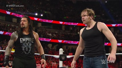 Roman Reigns vs. Seth Rollins- Raw,