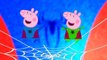 5 Little Peppa Pig Spiderman Jumping on the Bed / Nursery Rhymes Lyrics and More