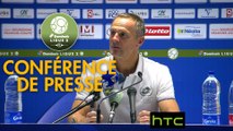 Conférence de presse FC Sochaux-Montbéliard - Stade de Reims (1-1) : Albert CARTIER (FCSM) - Michel DER ZAKARIAN (REIMS) - 2016/2017