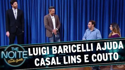 Luigi Baricelli ajuda casal Lins e Couto