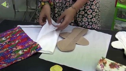 Crea tu propia toalla femenina reutilizable