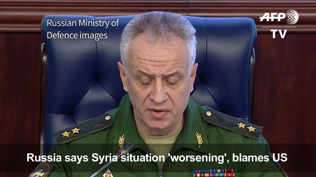 Russia says Syria situation 'worsening', blames US