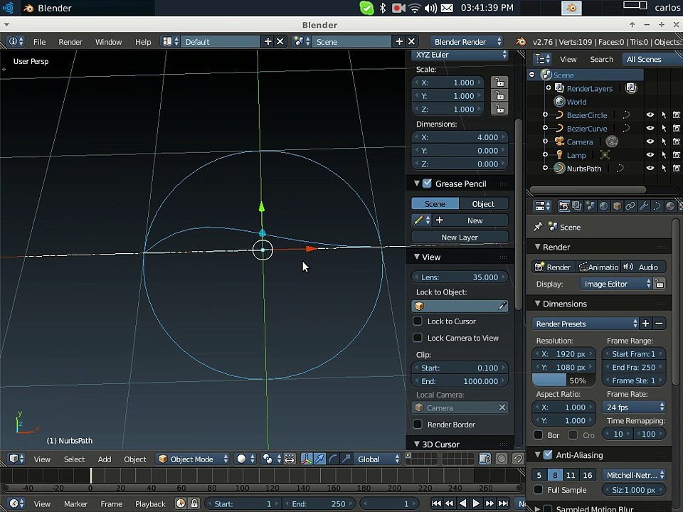 Basic Modeling Technique Using Bazier Curve(Modeling a cup of wine)