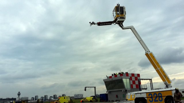 Demo plane de_icing tijdens super buren dag