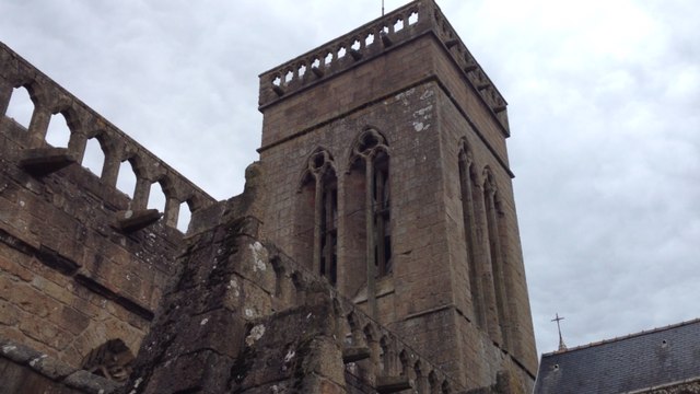 Sur les toits de l'église Notre-Dame