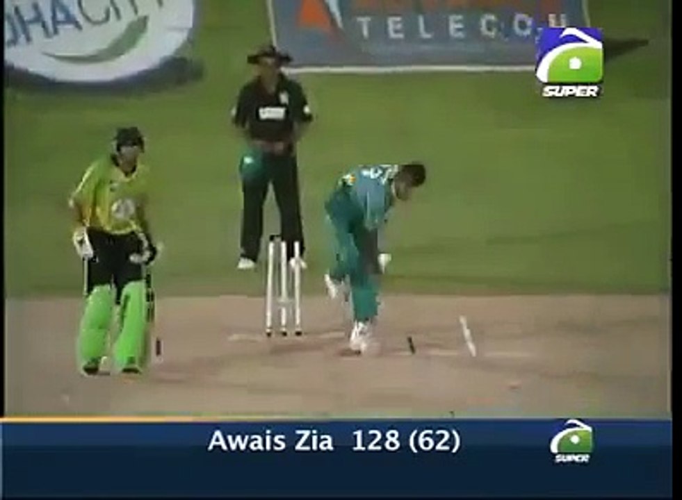 Awais Zia Super Innings In T20 Match 128 runs 62 Balls