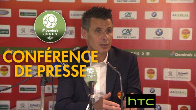 Conférence de presse US Orléans - RC Strasbourg Alsace (3-1) : Olivier FRAPOLLI (USO) - Thierry LAUREY (RCSA) - 2016/201