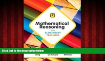 Enjoyed Read Mathematical Reasoning for Elementary Teachers Plus NEW MyMathLab with Pearson eText