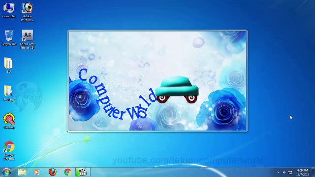 Adobe After Effects CS4 Tutorial in Telugu - Lesson 1