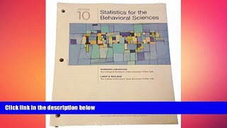 there is  Statistics for the Behavioral Sciences